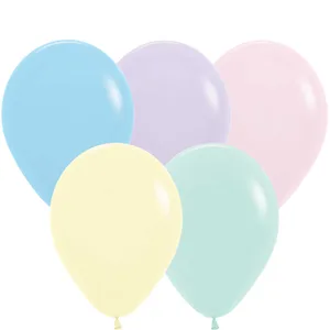 5" PASTEL MATTE ASSORTED-PINK - 100 CT