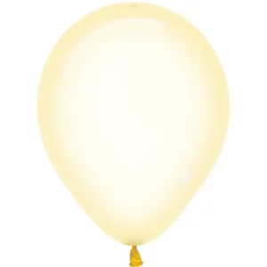 5" CRYSTAL PASTEL YELLOW - 100 CT