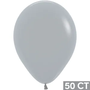 11" DELUXE GREY 50 CT
