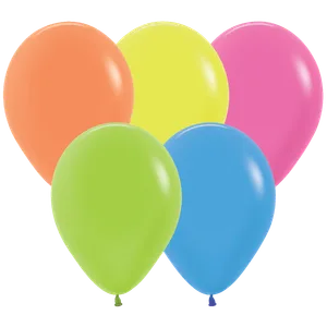 11" NEON ASSORTMENT - 25 CT