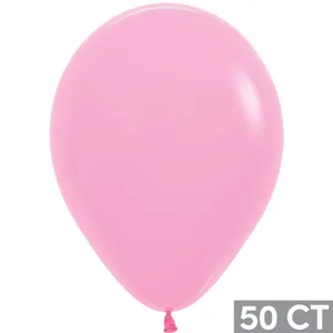 11" FASHION BUBBLE GUM PINK 50 CT