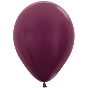 11" METALLIC BURGUNDY - 100 CT