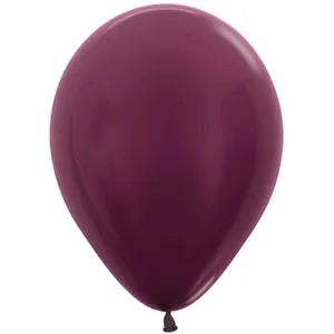 11" METALLIC BURGUNDY - 25 CT