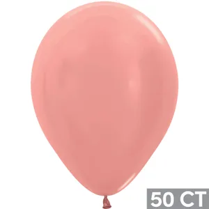 11" METALLIC ROSE GOLD 50 CT
