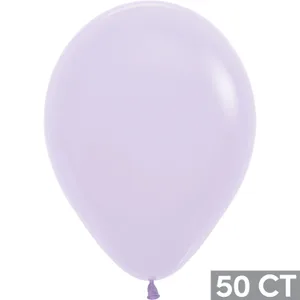 11" PASTEL MATTE LILAC 50 CT