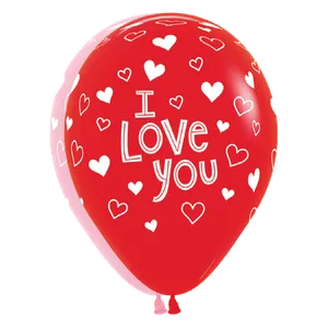 11" LOVE YOU HEARTS ASSORTMENT