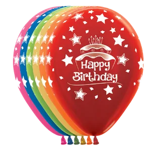 11" BIRTHDAY CAKE METALLICS AROUND 