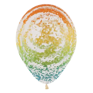 11" GRAFFITI RAINBOW PRINT ALL OVER