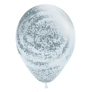 11" SILVER GRAFFITI FASHION WHITE