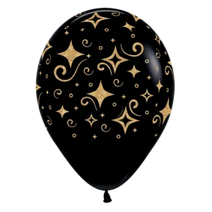 11" GOLDEN DIAMONDS DELUXE BLACK