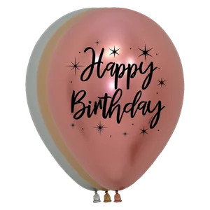 11" HAPPY BIRTHDAY REFLEX DELUXE