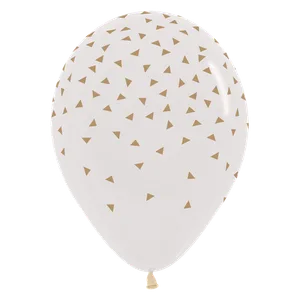 11" TRIANGLES CRYSTAL CLEAR