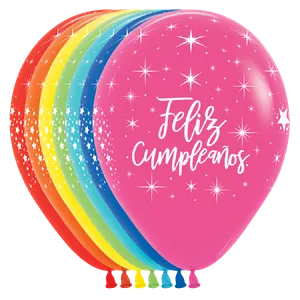 11" FELIZ CUMPLEANOS RADIANT