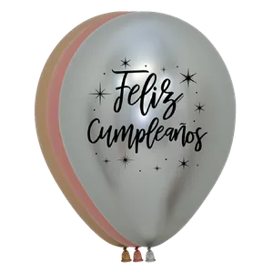 11" FELIZ CUMPLEANOS RADIANT DELUXE