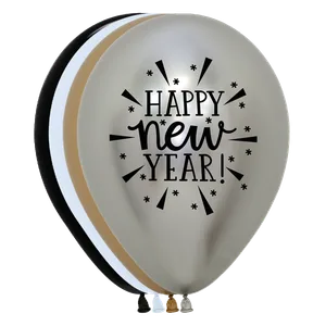 NEW YEAR BURST : DELUXE BLACK, FASHION WHITE; REFLEX GOLD, SILVER (ASSORTMENT MAY VARY)