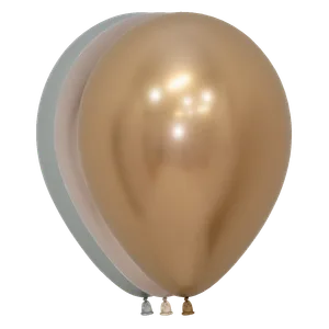 11" REFLEX GOLDEN LUXURY ASSORTMENT  - 50 CT