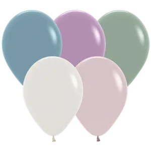 11" PASTEL DUSK ASSORTED - 100 CT