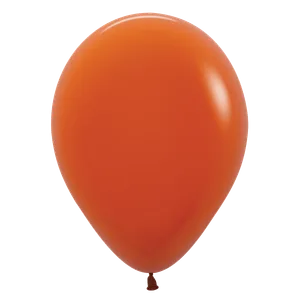 11" DELUXE SUNSET ORANGE - 25 CT