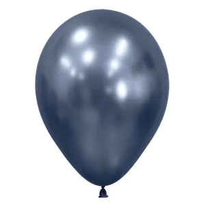 REFLEX GALAXY BLUE  11" LATEX BALLOONS - 50 / BAG
