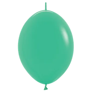 12" FASHION GREEN LINK-O-LOON - 50 CT