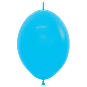 12" FASHION BLUE LINK-O-LOON - 50 CT