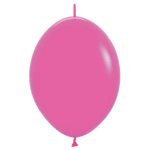 12" DELUXE FUCHSIA LINK-O-LOON - 50 CT