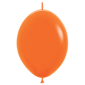 12" FASHION ORANGE LINK-O-LOON - 50 CT