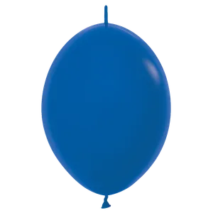 12" FASHION ROYAL BLUE LINK-O-LOON (50/BAG) - 50 CT