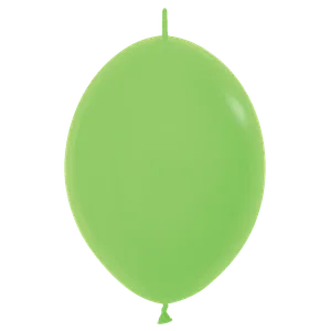 12" DELUXE KEY LIME GREEN LINK-O-LOON - 50 CT