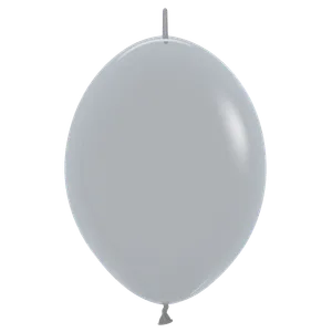 12" DELUXE GREY LINK-O-LOON - 50 CT