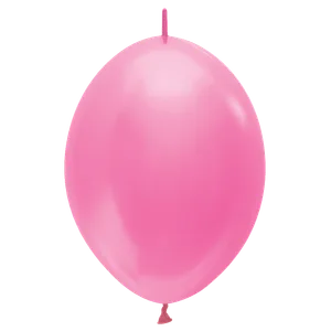 12" PEARL FUCHSIA LINK-O-LOON - 50 CT