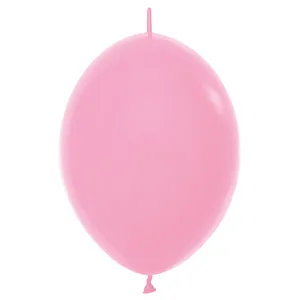 12" FASHION BUBBLE GUM PINK LINK-O-LOON - 50 CT