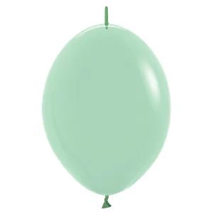 12" PASTEL DUSK GREEN TEA LINK-O-LOON