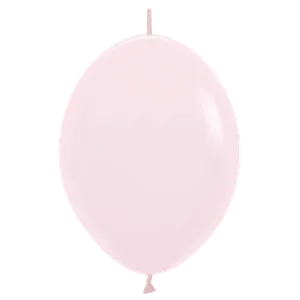 12" PASTEL MATTE PINK LINK-O-LOON - 50 CT