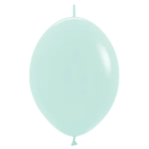 12" PASTEL MATTE GREEN LINK-O-LOON - 50 CT