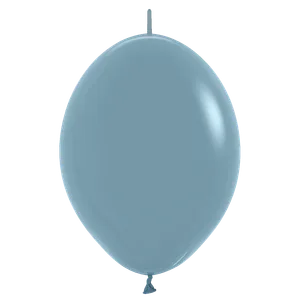 12" PASTEL DUSK BLUE LINK-O-LOON - 50 CT
