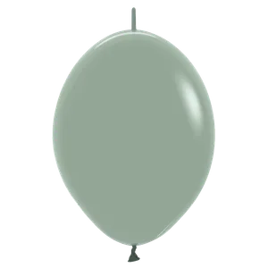 12" PASTEL DUSK LAUREL GREEN LINK-O-LOON - 50 CT