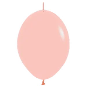 12" PASTEL MATTE MELON LINK-O-LOON - 50 CT