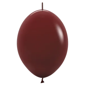 12" DELUXE MERLOT LINK-O-LOON - 50 CT