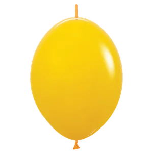 12" DELUXE HONEY YELLOW LINK-O-LOON - 50 CT