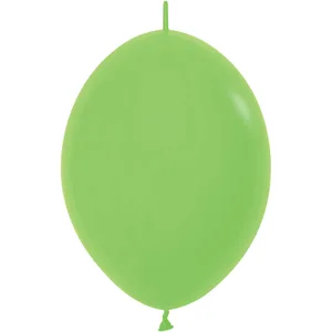 6" DELUXE KEY LIME GREEN LINK-O-LOON - 50 CT