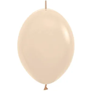 6" LINK-O-LOON PASTEL MATTE NUDE  - 50 CT