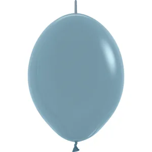 6" PASTEL DUSK BLUE LINK-O-LOON - 50 CT