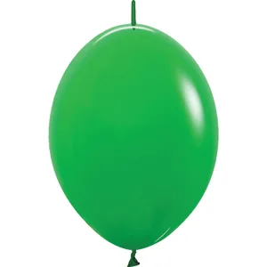 6" DELUXE SHAMROCK GREEN LINK-O-LOON - 50 CT