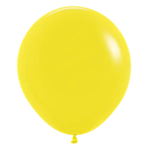 18" FASHION YELLOW - 6 CT