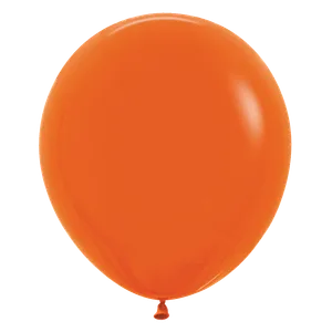 18" FASHION ORANGE - 25 CT