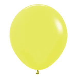 18" NEON YELLOW - 25 CT