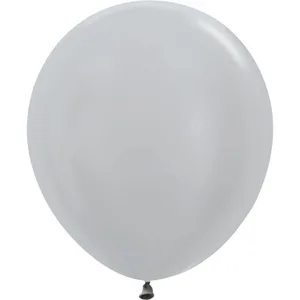 18" METALLIC SILVER - 25 CT