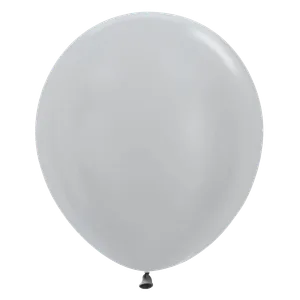 18" METALLIC SILVER - 6 CT