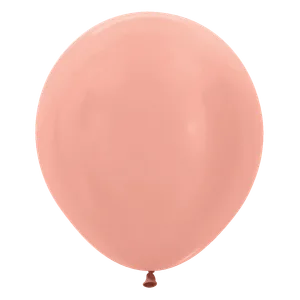 18" METALLIC ROSE GOLD - 25 CT